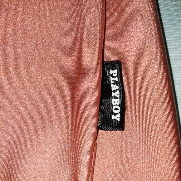 Playboy hoodie:pink, size Med, spandex & nylon - Picture 6 of 10